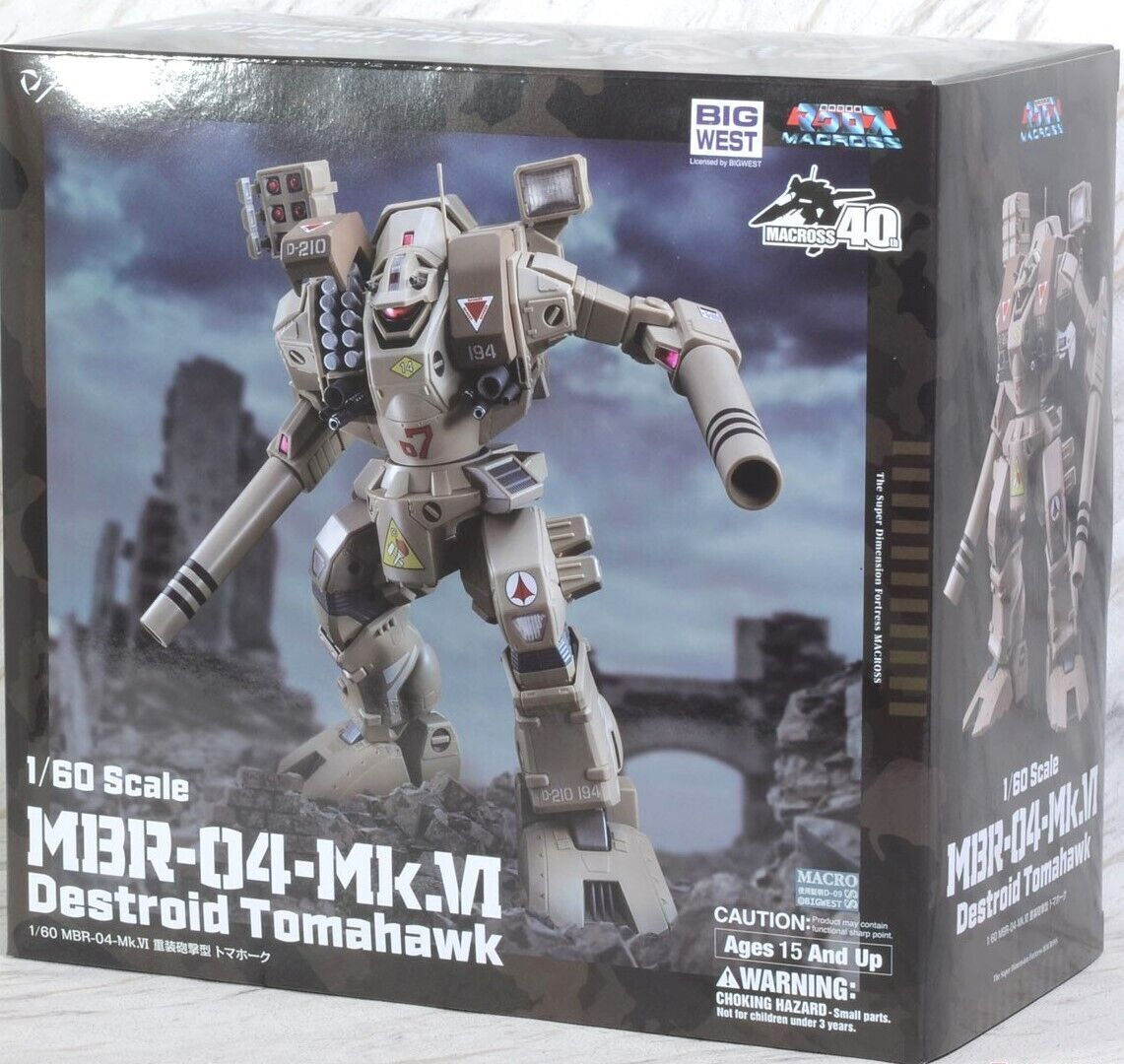 ARCADIA  Macross Destroyed Tomahawk MBR-04-Mk.IV 1/60 Scale Painted Figure [New]