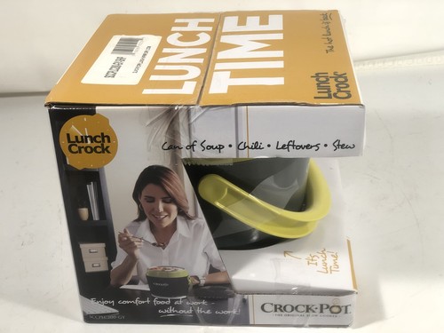 Crock-Pot Lunch Crock 20 oz Food Warmer Grey & Lime Brand New - Picture 2 of 12