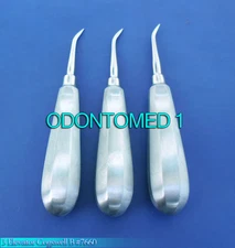 3 Cogswell B Root Elevator Round Point Dental Instruments 