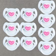10PC Magnetic Pacifiers Dummy Nipple for Reborn Baby Dolls Toy Accessories DIY