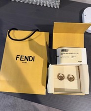 F Is Fendi Earrings FF Logo