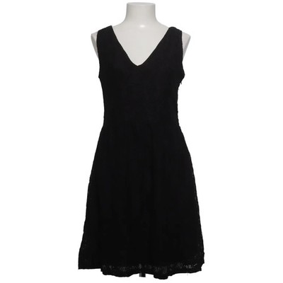 3 Suisses, Kleid, Größe: 38, Schwarz, Baumwolle/Polyamid, Blumen, Spitze #7H2
