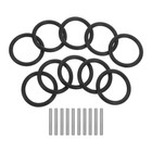  10 Sets Apron Washer Pin O-ring Rubber Grommet Replacement Rings