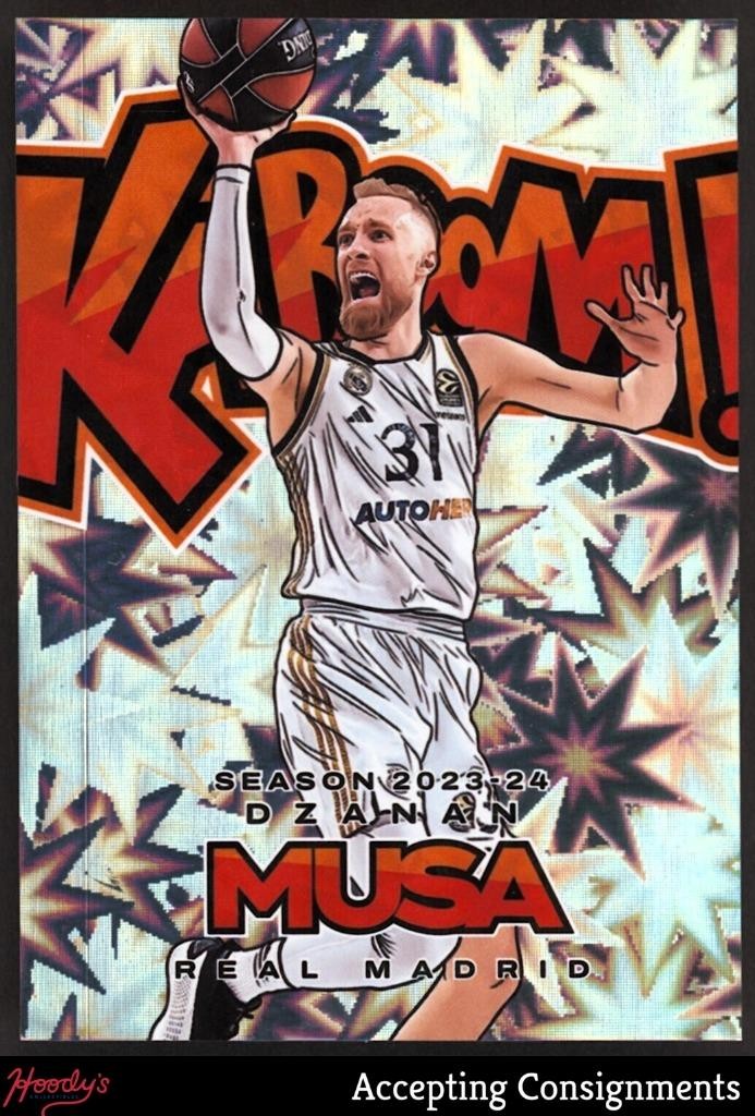2023-24 Crown Royale EuroLeague Kaboom #11 Dzanan Musa REAL MADRID