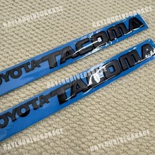 2 Pieces Emblem For 1995-2004 Tacoma Letter Front Side Fender Badge Matte Black