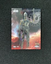 2025 Topps Chrome Star Wars Trading Cards Mustafar Black #60 Ig-11 10/10 XW76