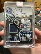 2021 Panini Spectra - Vested Veterans Autograph Cooper Kupp #VV-CK /35 (AU, MEM)