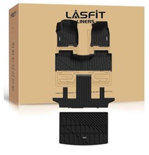 Lasfit Floor Mats For Chevrolet Suburban Gmc Yukon Xl 2021-2026 Custom 7 Seats