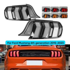 Heck Paar Geräucherte Rückleuchten Rücklicht für Ford USA/ EU Mustang 2015–2023