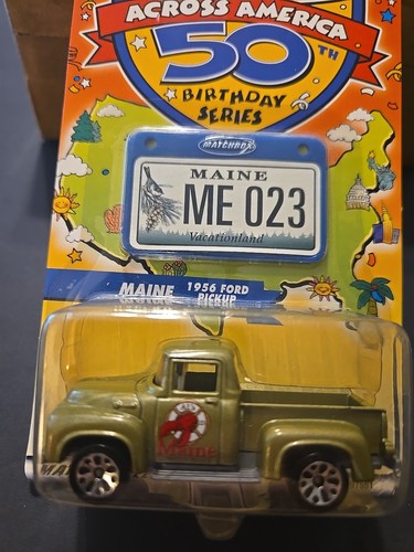 Matchbox Across America 50th Birthday Series 2001 Maine 1956 Ford Pickup - Picture 2 of 4
