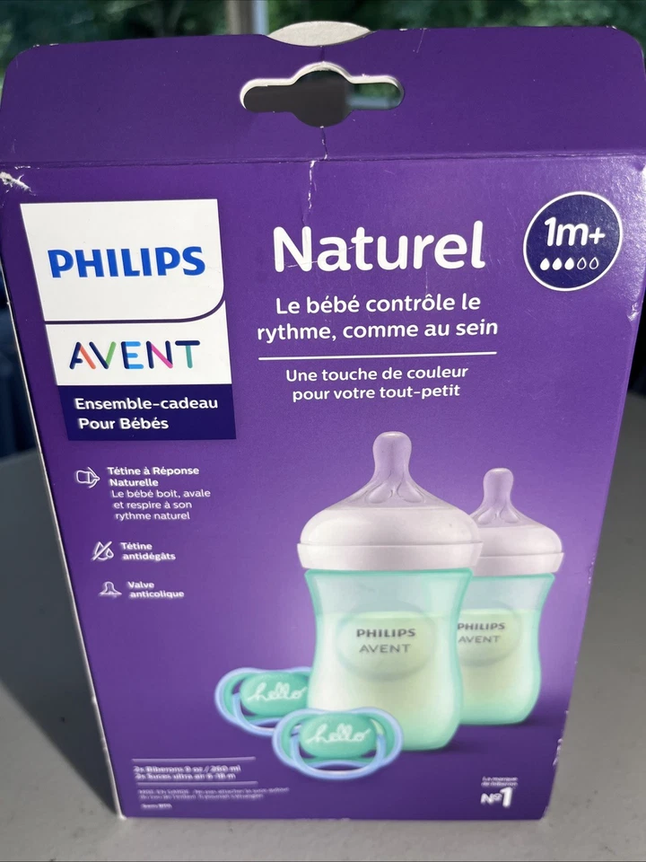 Philips AVENT Biberón Natural Bebé Set de Regalo Caja Abierta Foto 2 de 2