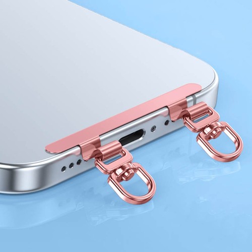 Ultra-thin Lanyards Card Metal Sling Rope Card Clip Hanging Piece Mobile Phone - Photo 14 sur 15