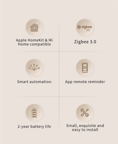 Sensore Porta Finestra E1 ZigBee3.0 MCCGQ14LM APP Telecomando per Lavoro Smart Home - Foto 5 di 28
