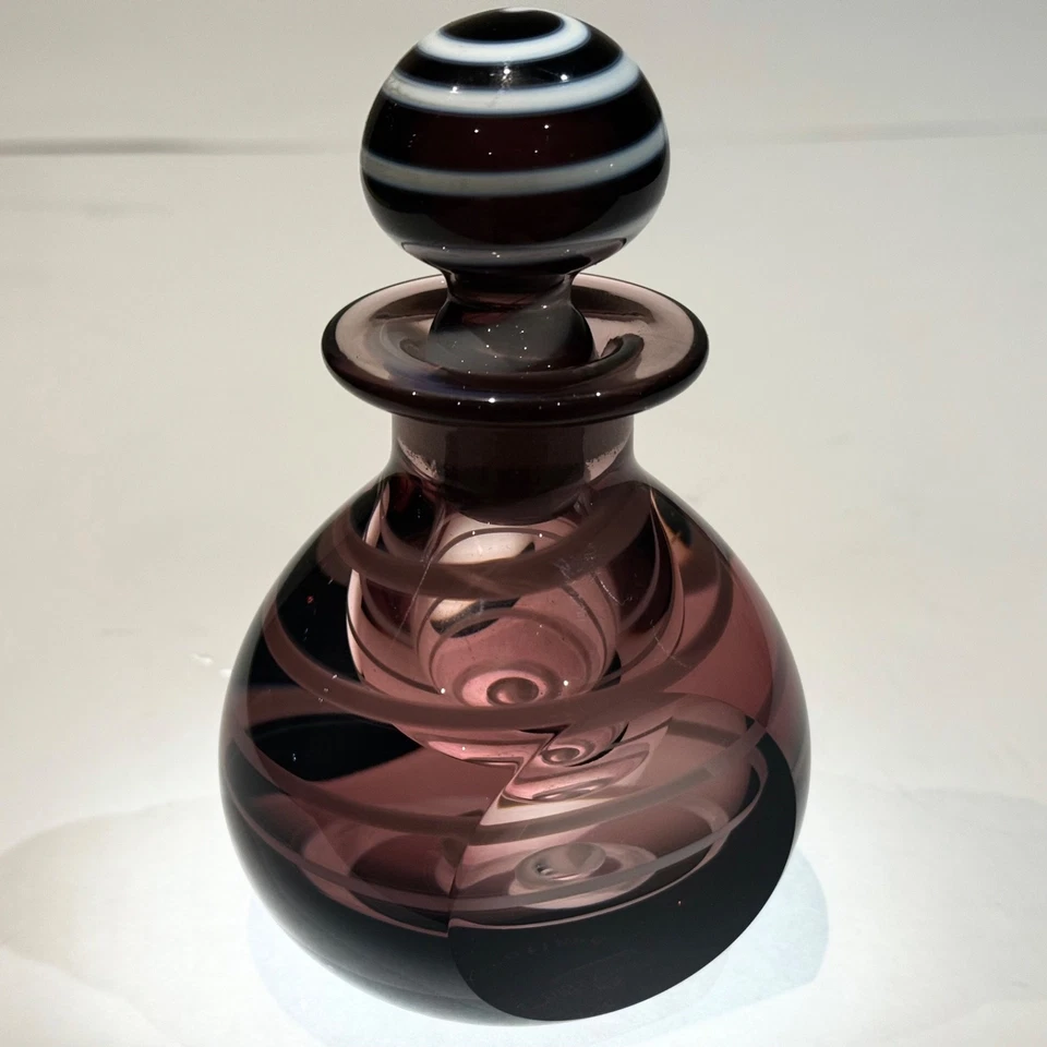 Rare Vintage Caithness Limited Edition 31/150 Perfume Bottle Paperweight Kiriko - image 2 of 4