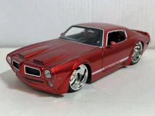 JADA BTM 1970 PONTIAC FIREBIRD CANDY RED 1:24 DIECAST MODEL CAR NEW NO BOX