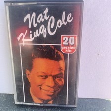 Nat King Cole 20 Greatest Hit Cassette Tape
