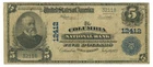 1902 Columbia National Bank - Columbia South Carolina SC $5 Ch#12412 (65750)