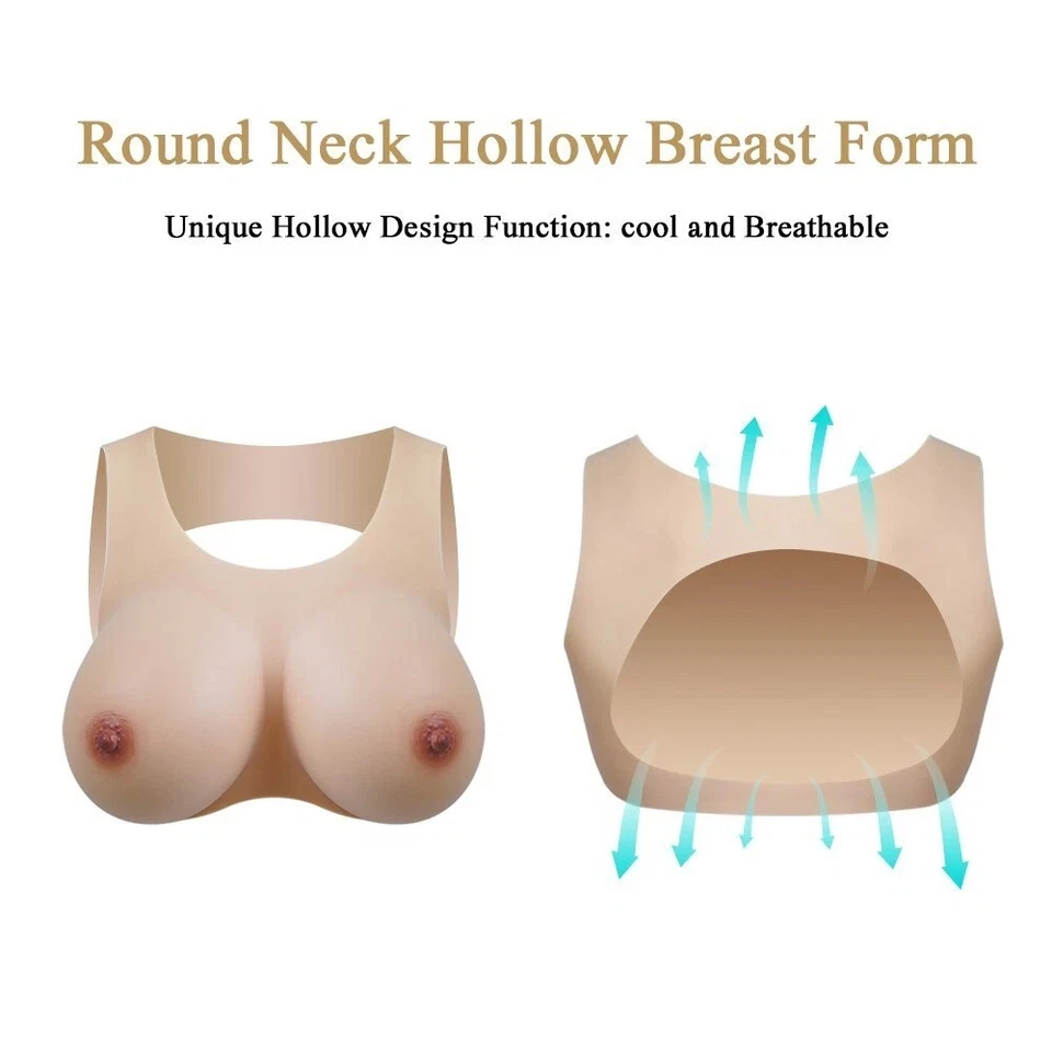 Силиконовые формы груди сзади полые имитация поддельных булочек кроссдрессер перетаскиватель королева - Изображение 2 из 4
