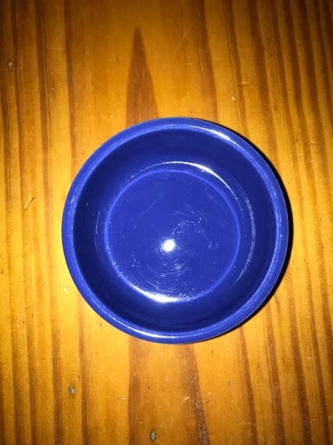 VINTAGE HOMER LAUGHLIN FIESTA Blue Relish Tray Center Insert