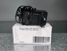 1st. GE12I12-P1J Mean Well Power Supply - Wall Mounted 12W 12V - Input 100-240VAC
