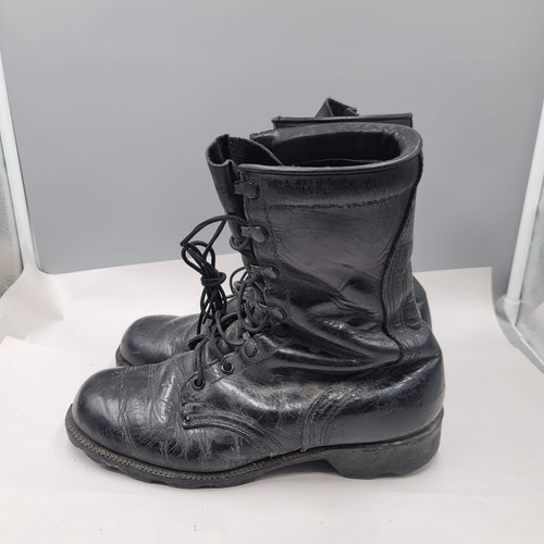 Vintage Militär Kampfstiefel Herren Größe 7RW Schnürstiefel Leder 90er 4-97 - Bild 5 von 12