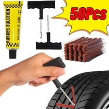 5-100 Tubeless Tire Tyre Puncture Repair Kit Strips Plug Car Van Truck Bike 10CM