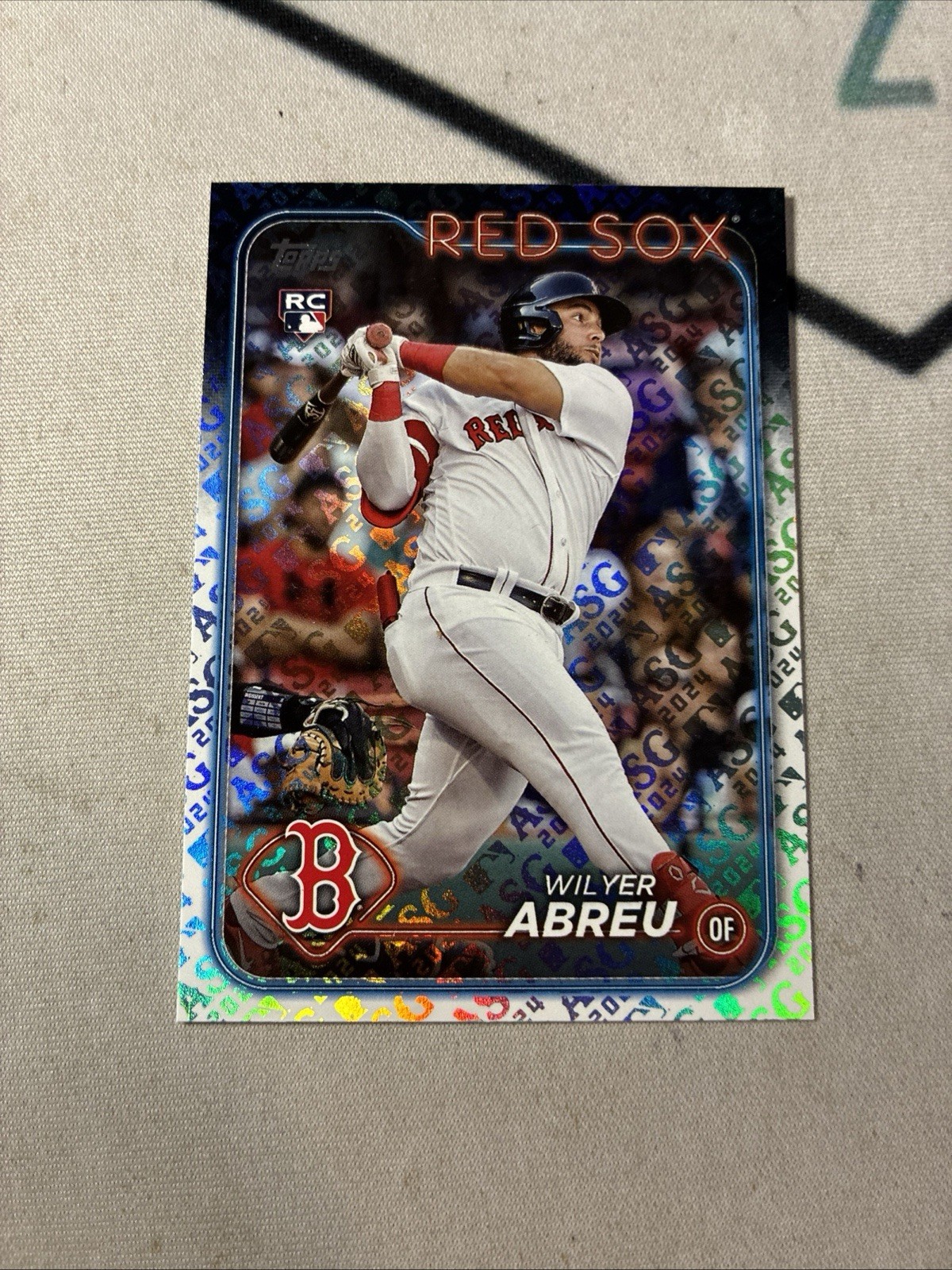 2024 Topps ASG All Star Game Foil # 672 Wilyer Abreu Rookie Boston Red Sox