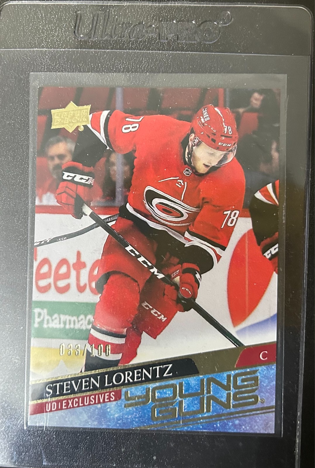 2020-21 Upper Deck - Young Guns Steven Lorentz #494 - Gold Parallel # 33/100
