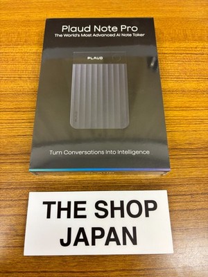 【Black】PLAUD NOTE AI Voice Recorder Plaud Note Pro CDTBK1GXXXXX01 64GB JP FS NM