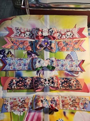 hair bows for girls handmade/lazos para niñas hechos a mano/toddler.. 