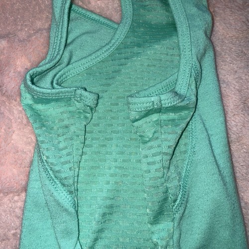 Neon Green Girls Size XS 4/5 Zone Pro Sleeveless Athletic Tank Tee Shirt Top - Picture 12 of 12