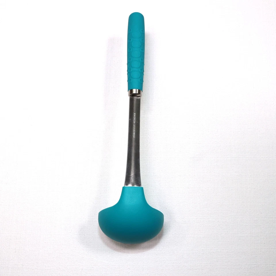 Cuisinart Ladle Nylon Head With Stainless Steel & Soft Grip Handle Turquoise 12" - Image 4 of 4