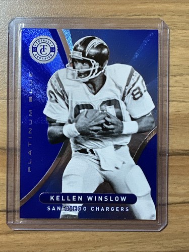 Kellen Winslow Sr. 2012 Totally Certified Platinum Blue /199 San Diego Chargers - Picture 1 of 2