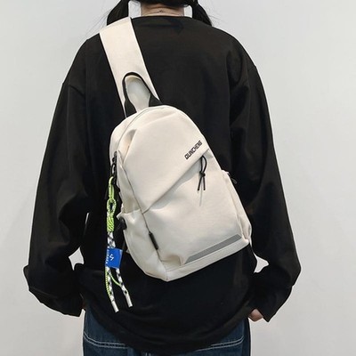 Crossbody Bag Men's Single Shoulder Small Backpack Chest Bag Women's Cycling Spo