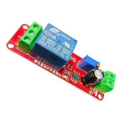 12V Multi-Mode Delay Timer Relay Module with NE555 & Optocoupler for Home 