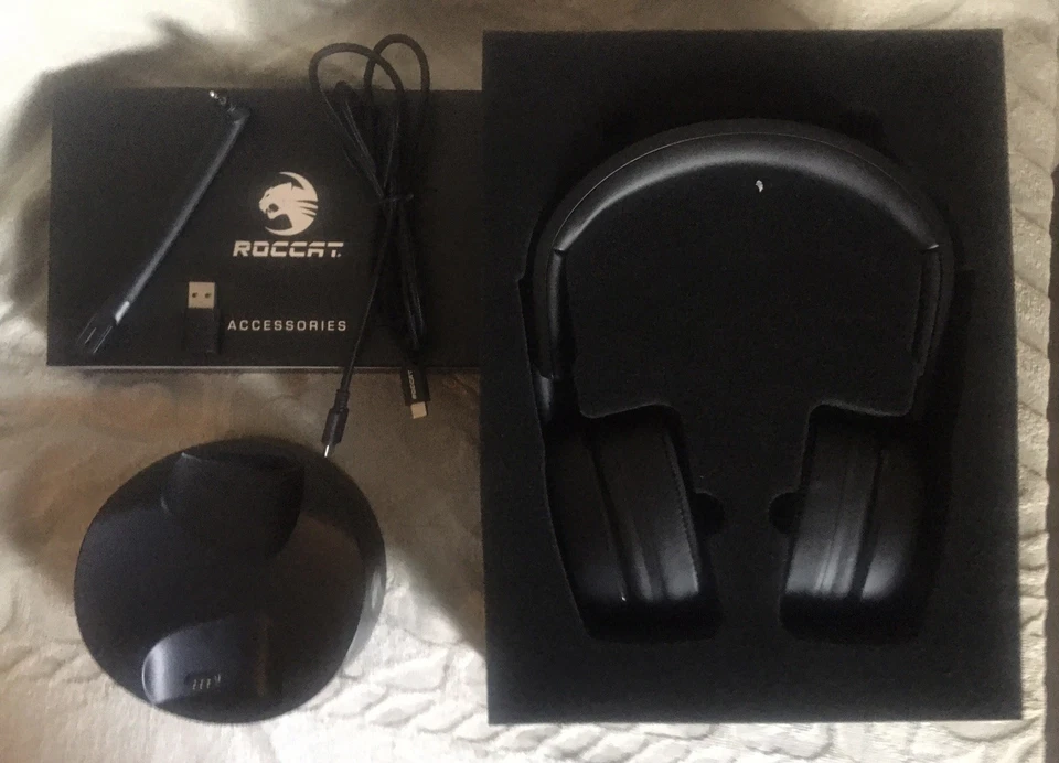 Cuffie ROCCAT Syn Max Air Wireless PC Bluetooth *Arco Spezzato* Gaming Top - Immagine 4 di 4