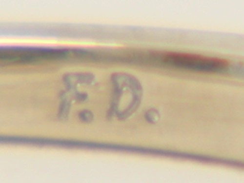 14K White Gold Diamond Wedding, Anniversary or Stack Ring Band Size 5.75 - Picture 12 of 12