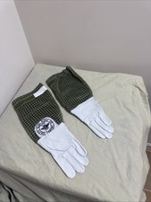 Honey Bee Vented Gloves Goat Skin Green Short XSMALL 3 Layer Protective USA!