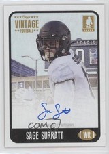 2021 Onyx Vintage Auto Blue Ink /400 Sage Surratt #FASS Auto 0oo7