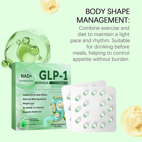 GLP-1 Slimming & Health Ultra Concentrated Essence Liquid Beads NAD+ 32pcs Serum - Picture 11 of 23