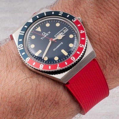 TQ18 Q Timex Replacement Watch Straps - FKM Rubber Quick Release