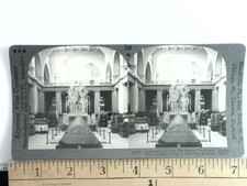 Amenophis III Colossal Group Stereoview Keystone View Co. 1900s Egyptian Museum