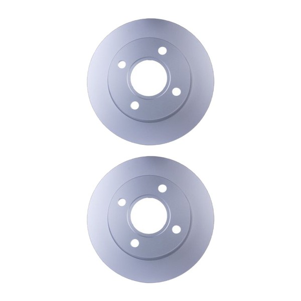 2 Bremsscheiben Voll Ø 63,6 Mm 12 Mm Hella Passend FüR U.A. Mazda 121-image