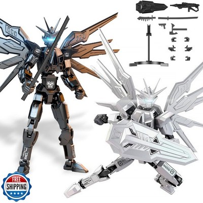 T13 Action Figure 2-Pack Set, Titan 13 Robot 3D Printed Already Assembled Col