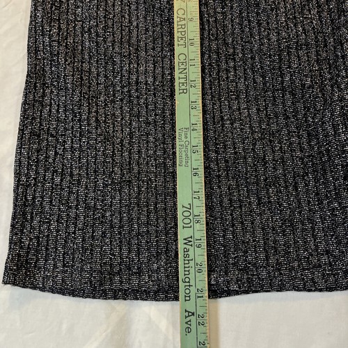 Vintage 90er Y2K PS Per Seption silber metallic figurbetont Strickrock & Top Small - Bild 5 von 12