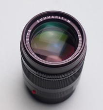 Leica Summarit-M 90mm f2.5 Lens with Genuine Hood and Cap Used