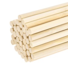 40Pcs 5/16 x 15.7 Inch Wooden Dowel Rods for Arts Crafts