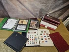 9 Stamp Albums & 2 First Day Cover Albums GB Worldwide Collection