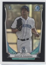 2014 Bowman Draft Chrome Black Refractor 25/75 Austin Cousino #CDP82 z6b