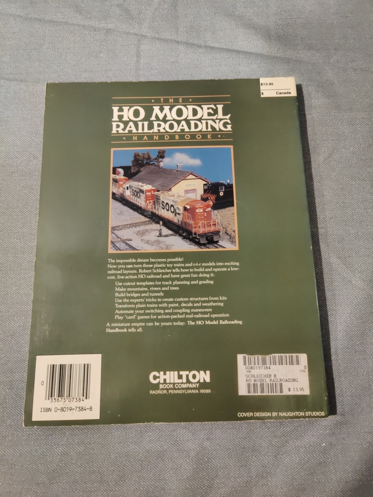 Vintage HO Model Railroading Handbook Softcover Book Robert Schleicher 1983